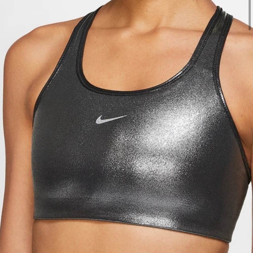 [SET] Nike Training Icon Clash One shimmer sports bra & 7/8 leggings